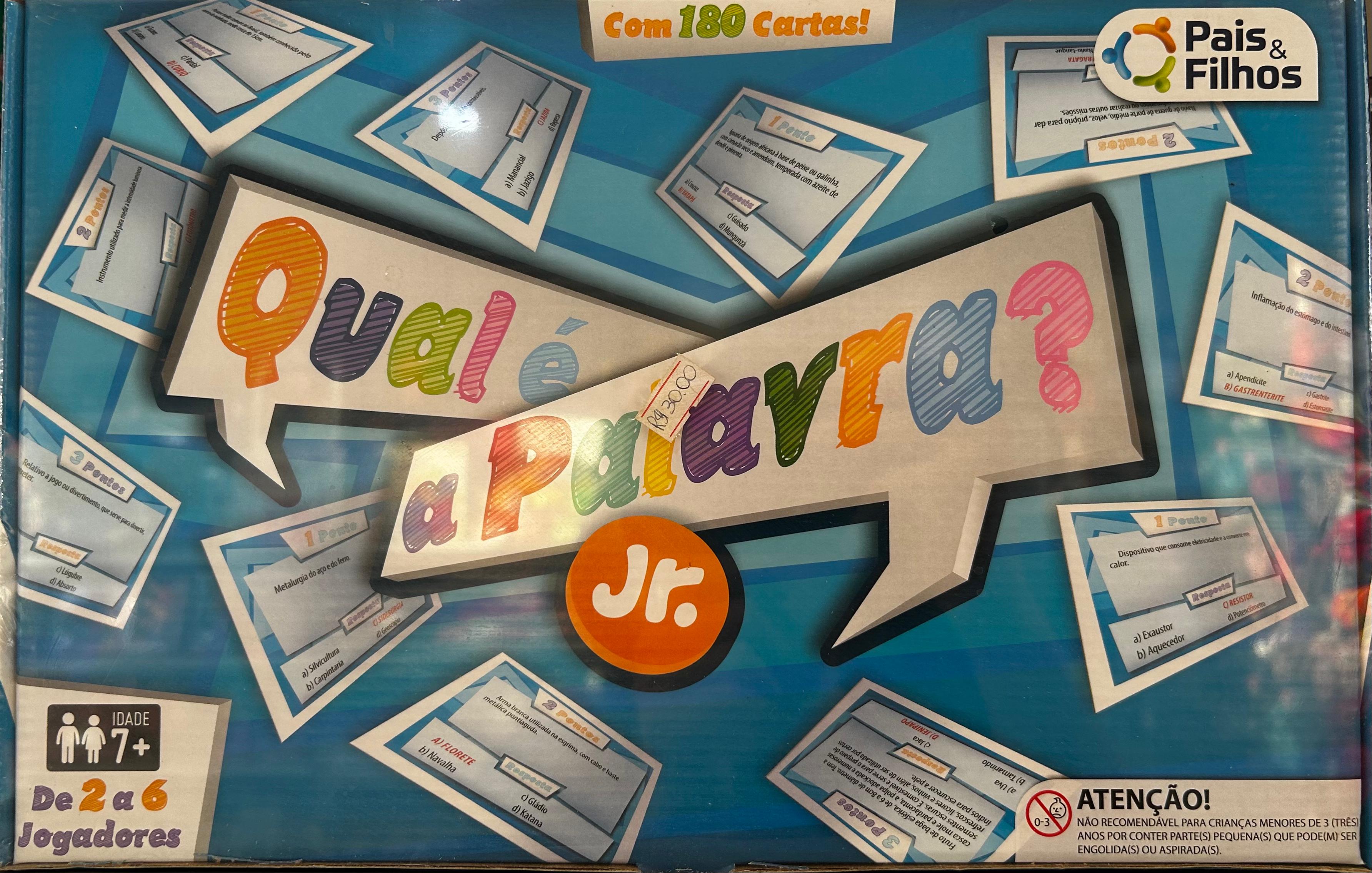 Jogo Tabuleiro Qual é a Palavra?