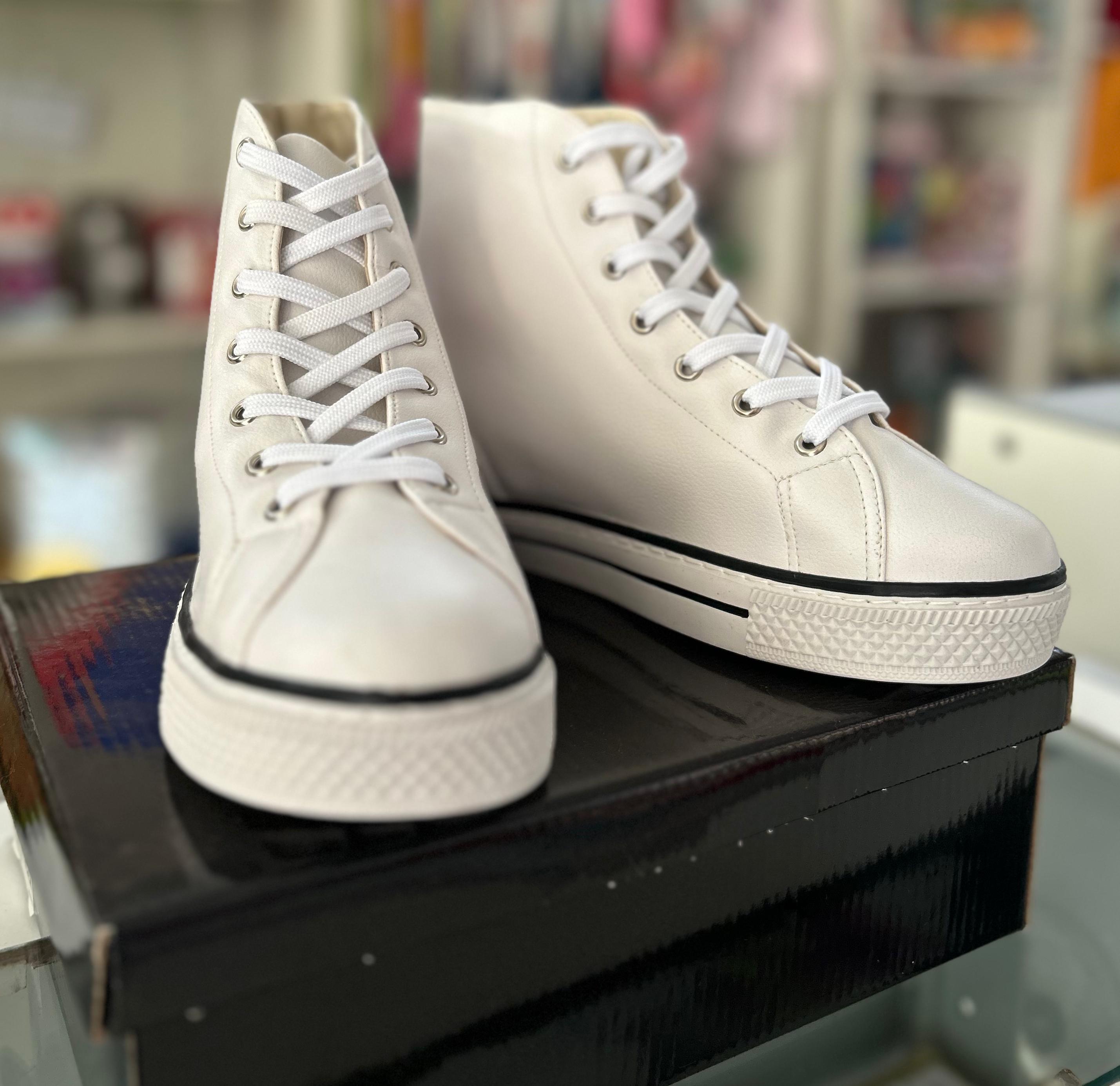 Tenis Alto Branco