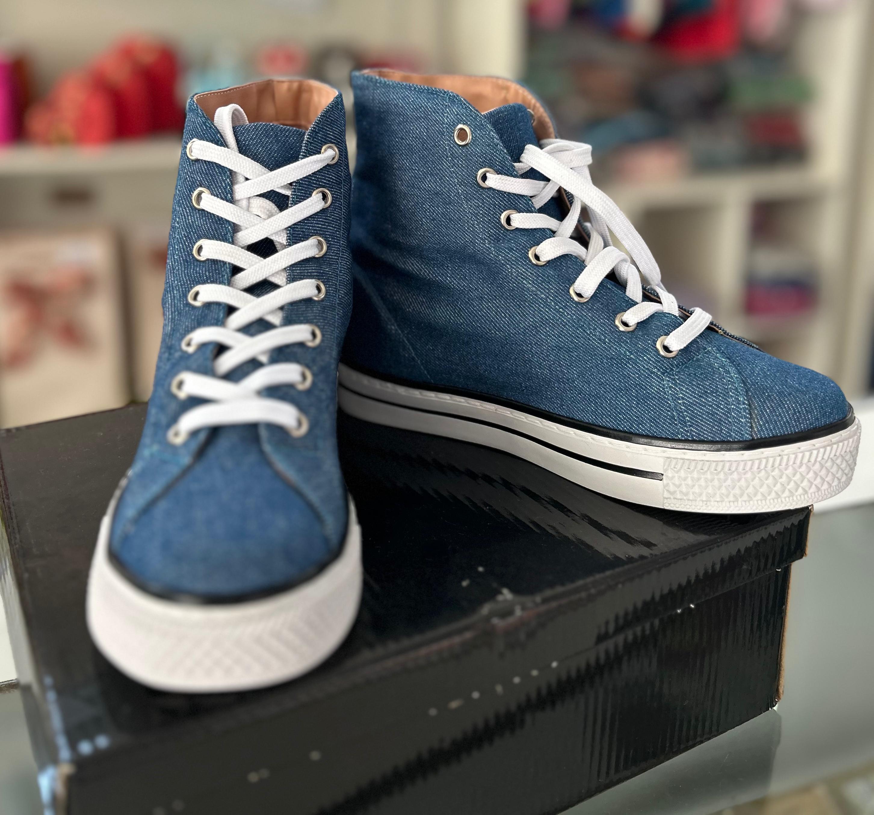 Tenis Alto Jeans