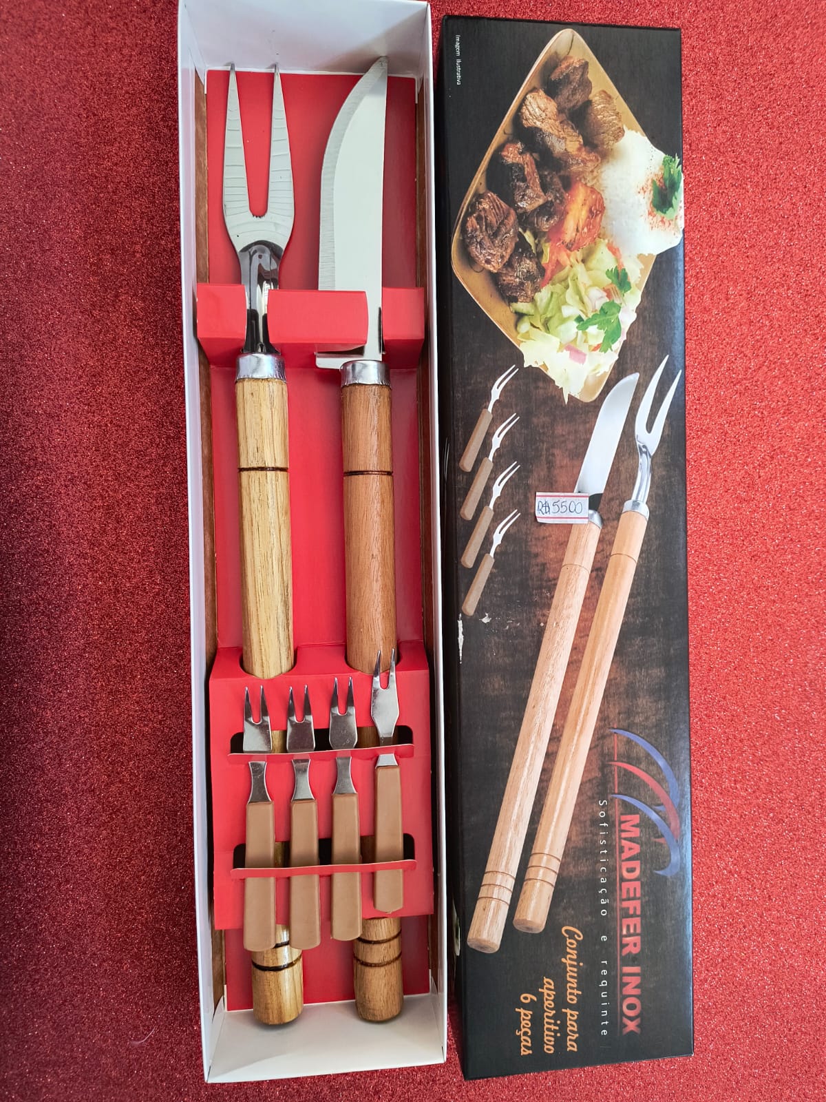 Conjunto para Aperitivo (6 Peças)