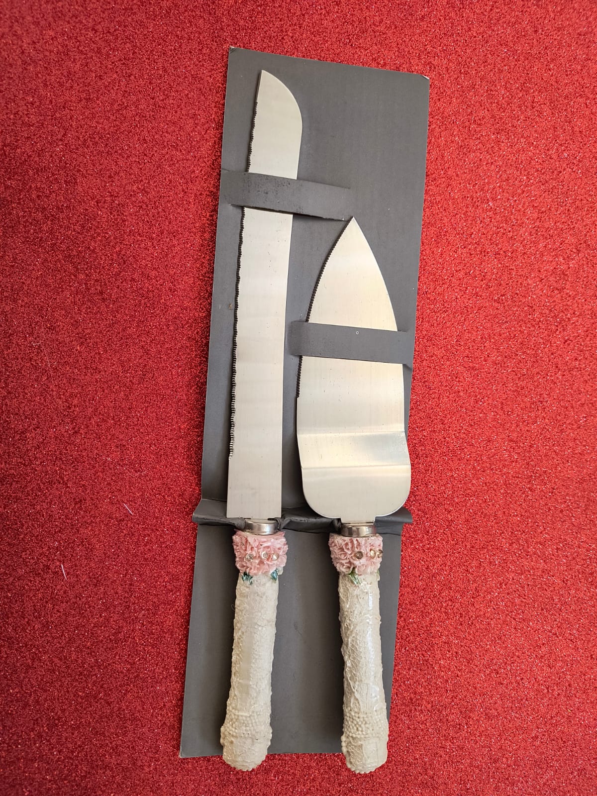 Kit Faca e Fspátula de Bolo