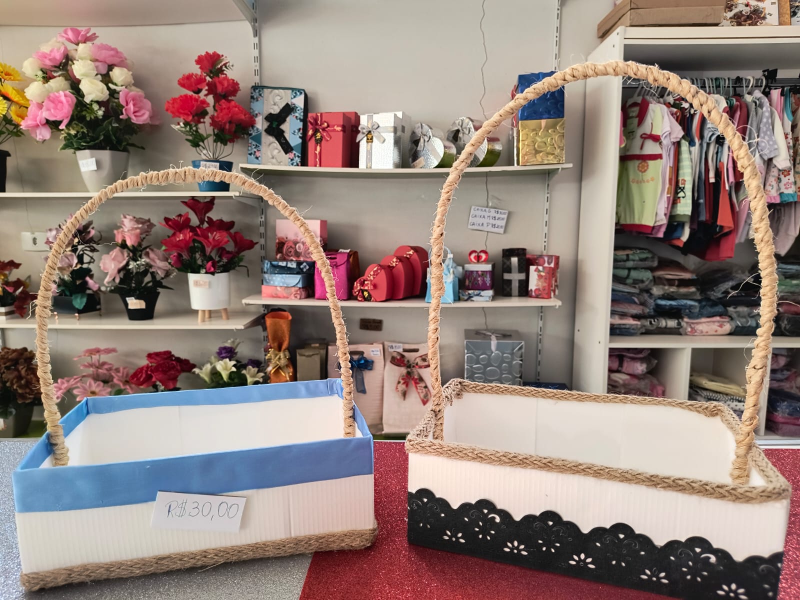 Cesta Decorada 30x20